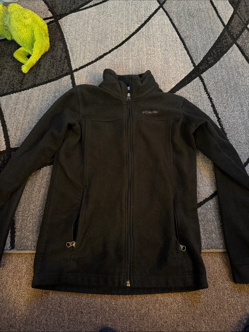 Columbia Kids Black Full-Zip Fleece Jacket